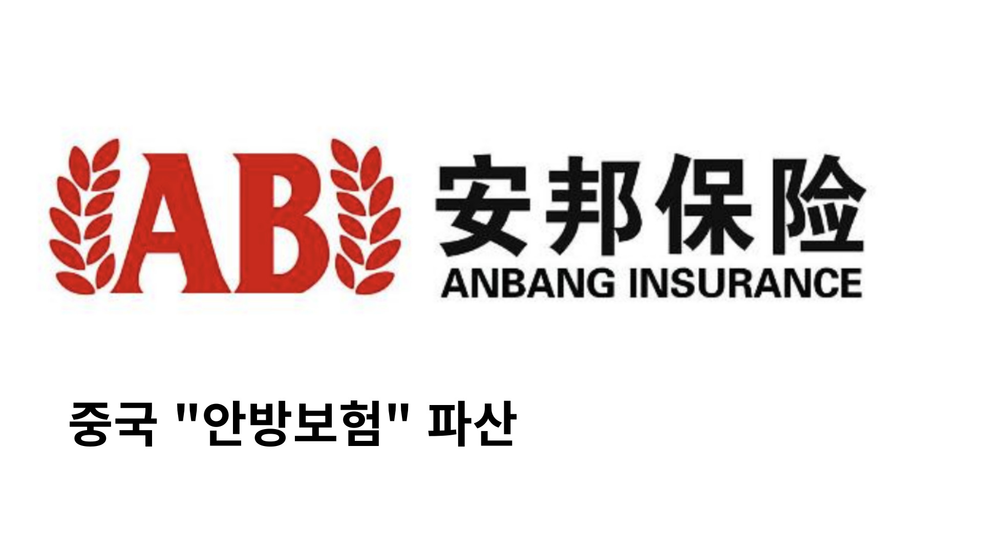중국 “안방보험” 파산